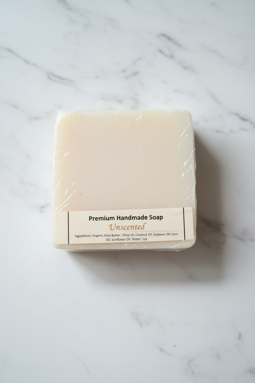 Premium Handmade Soap – Unscented Professional